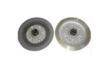Aluminum clutch disc with steel coated face